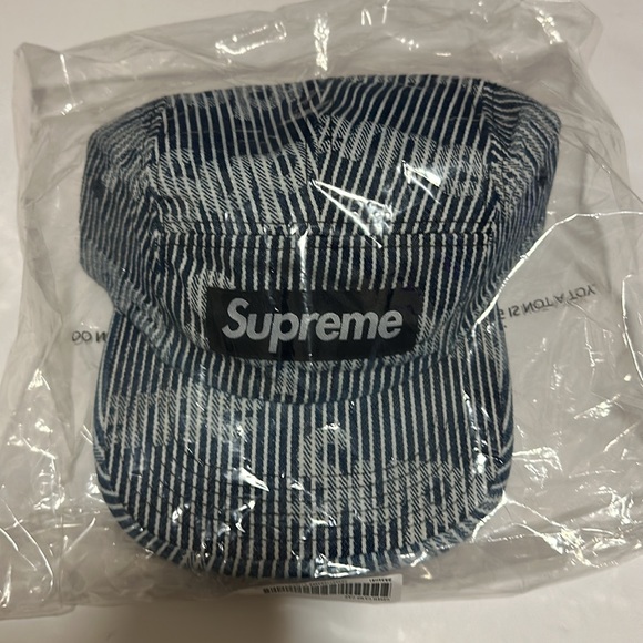 Supreme Denim Camp Cap (SS24) - Picture 3 of 5